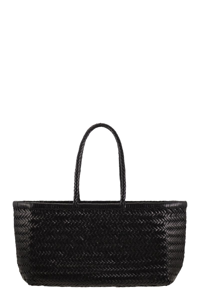 DRAGON Woven Leather Handbag - Large Version
