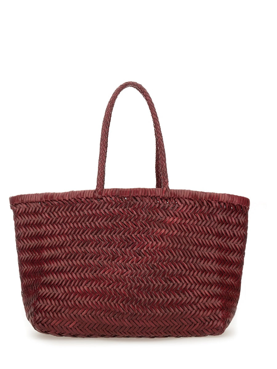 DRAGON DIFUSSION Buff Leather Shoulder Bag