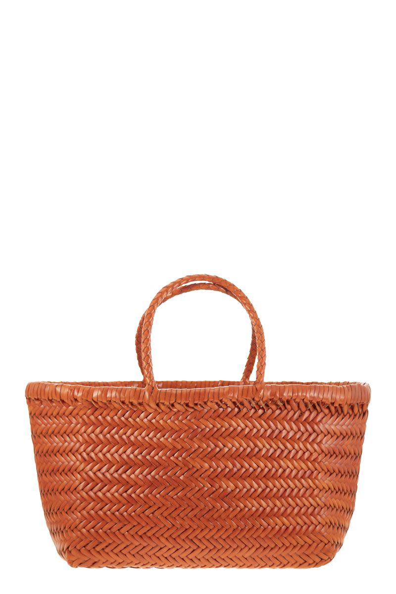 DRAGON Mini Hand-Woven Leather Handbag - Spacious Design