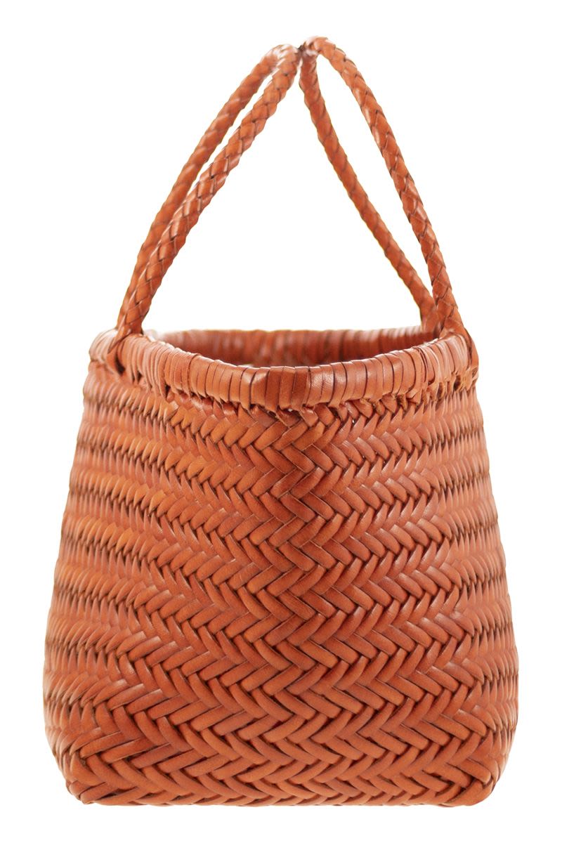 DRAGON Mini Hand-Woven Leather Handbag - Spacious Design