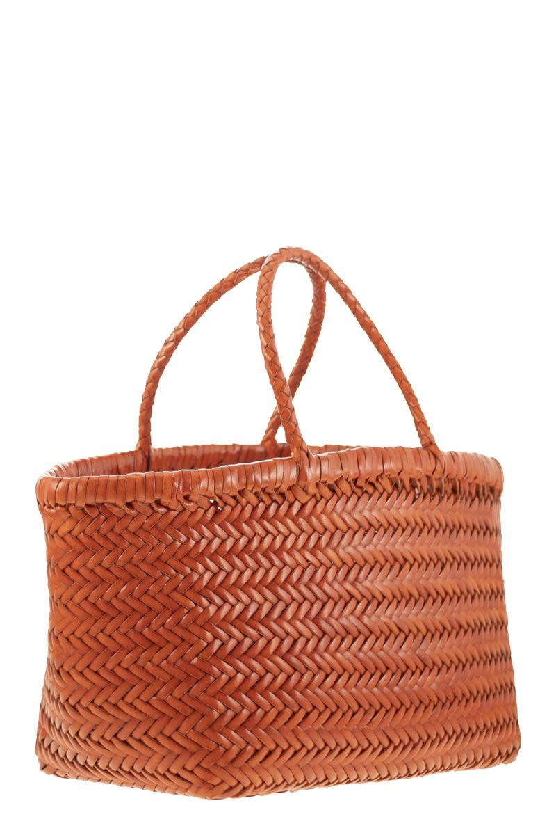 DRAGON Mini Hand-Woven Leather Handbag - Spacious Design