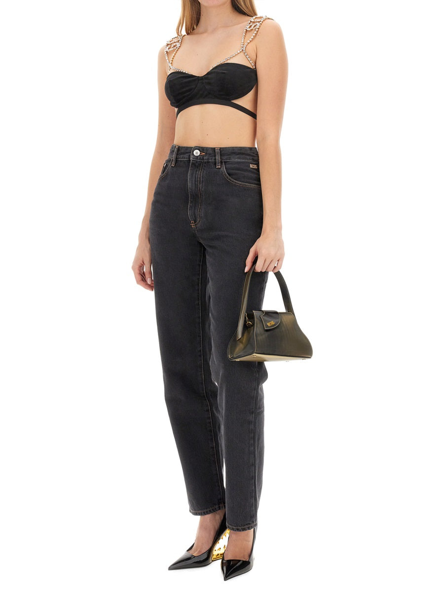 GCDS Classic High-Waisted Denim Jeans - Size 27