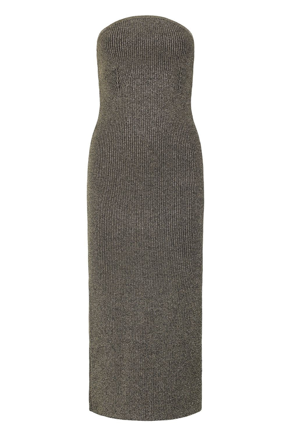 KHAITE Fitted Mini Dress with Lurex Details