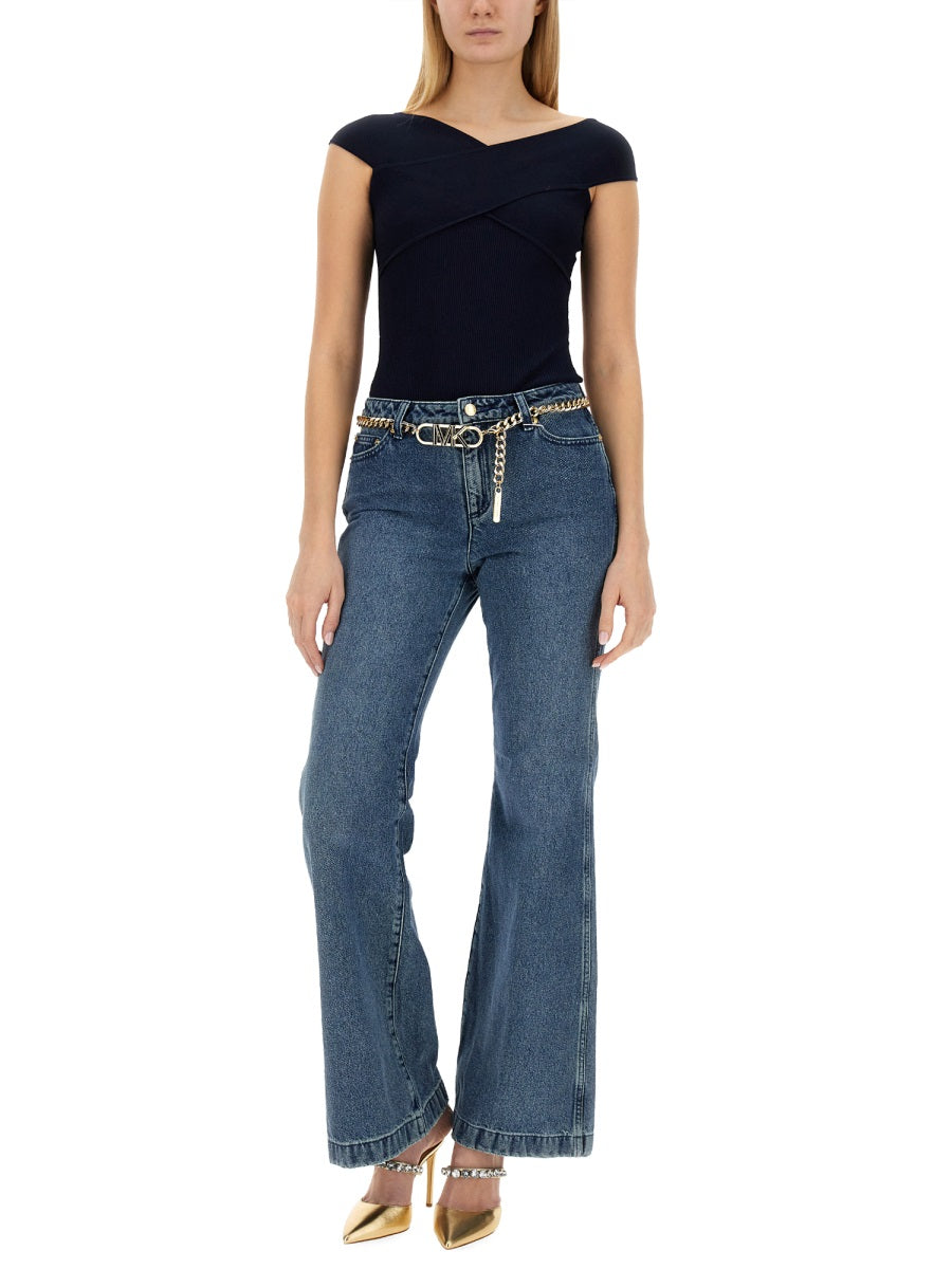 MICHAEL BY MICHAEL KORS Women's Flare Fit Jeans - Size 4