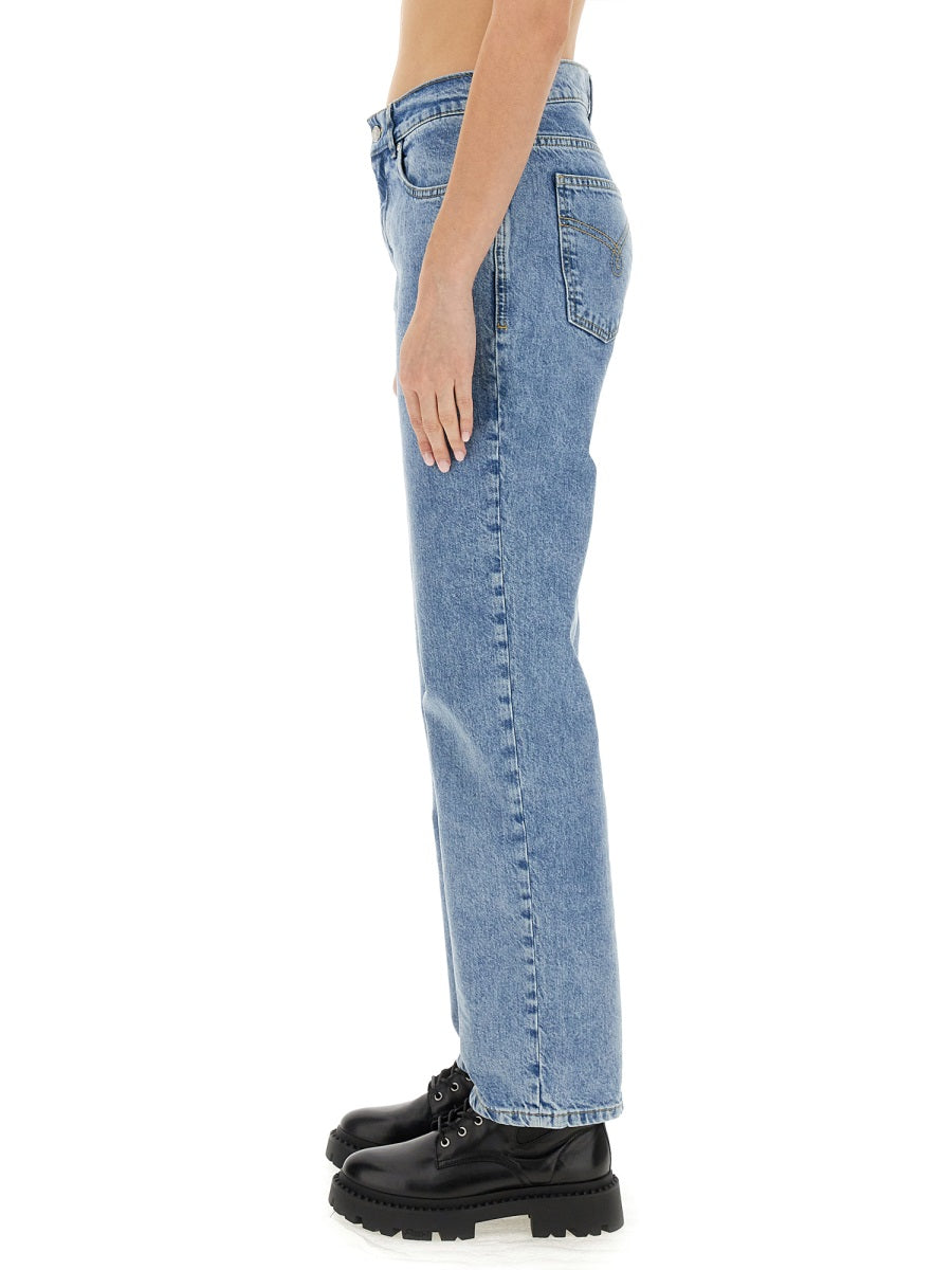 MOSCHINO JEANS Boyfriend Fit Cotton Denim Pants - Size 27