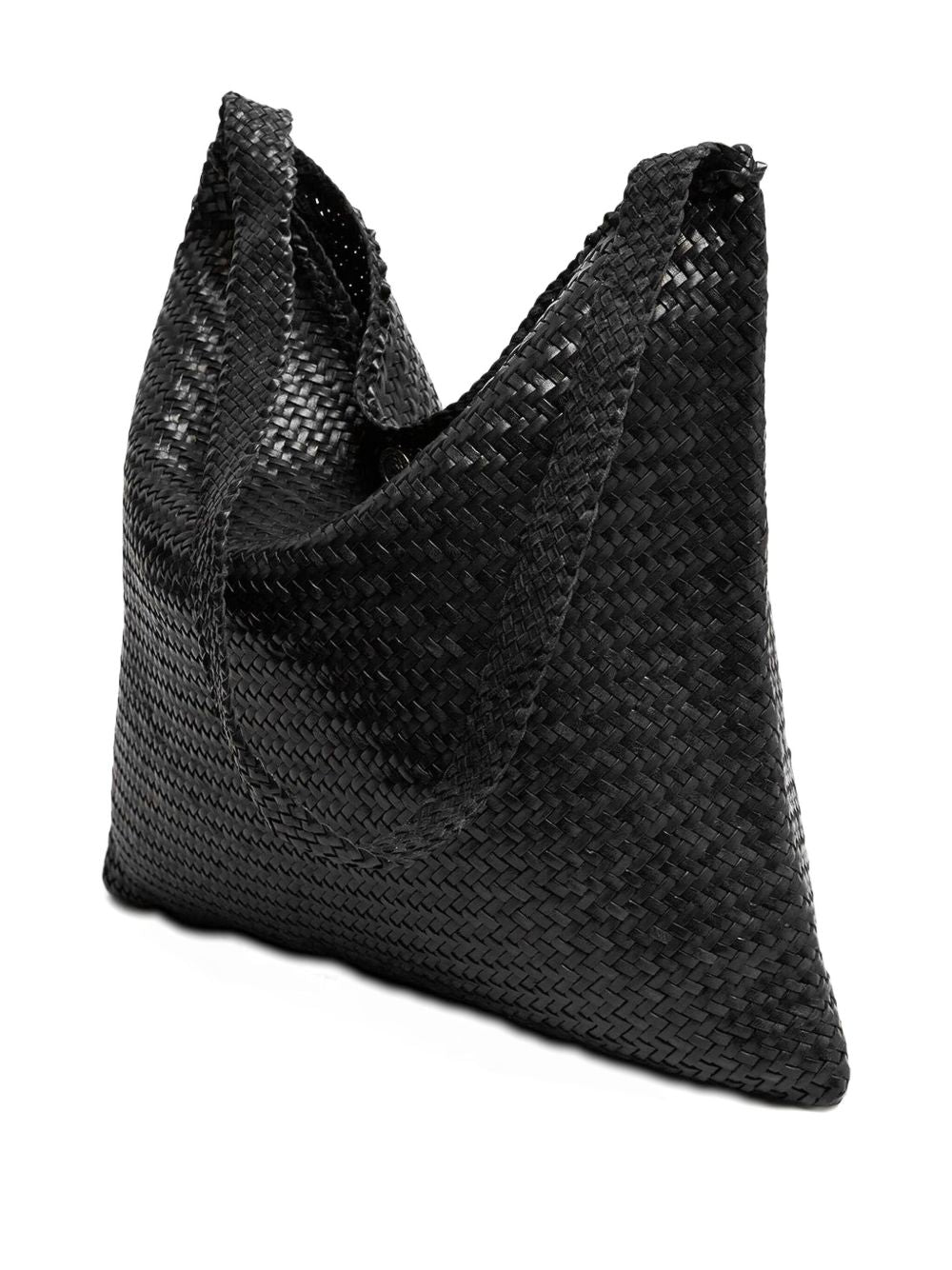DRAGON DIFUSSION Handwoven Tote Handbag - Dimensions: W 39 x H 36 x D 0.5 CM