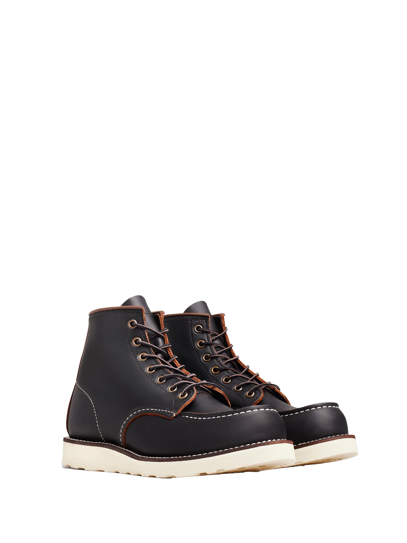RED WING Black Leather Walking Shoe for Men