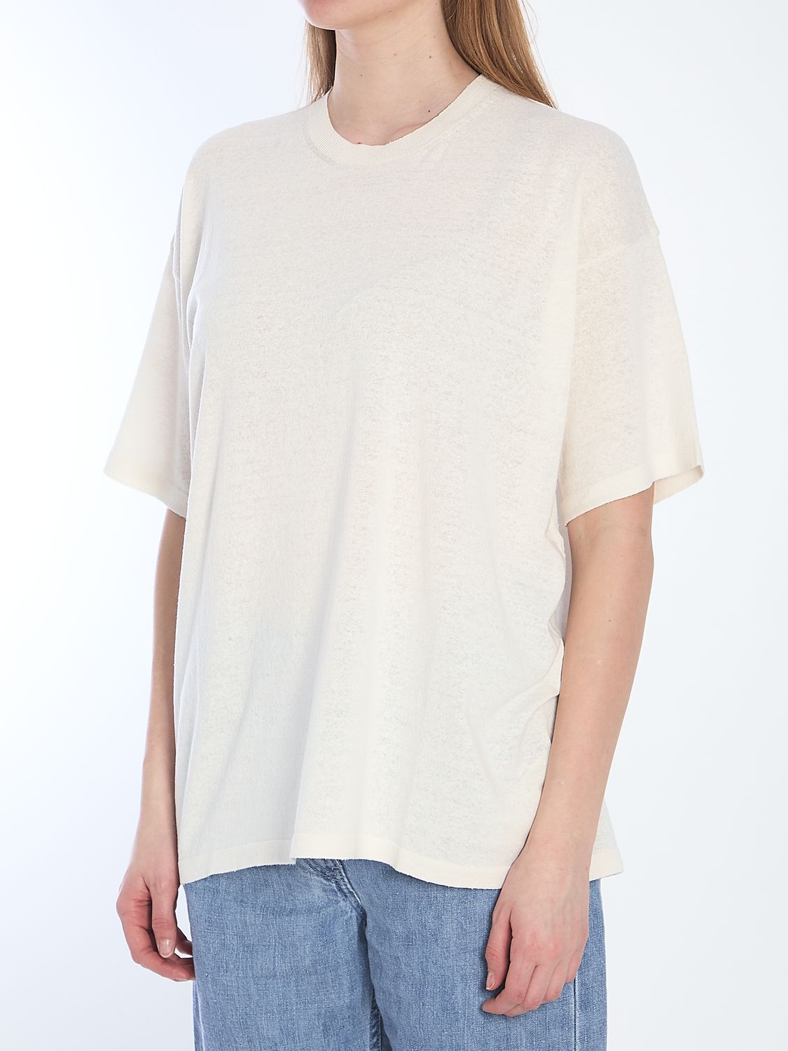THE ROW Lightweight Short-Sleeve Crewneck T-Shirt - Size S
