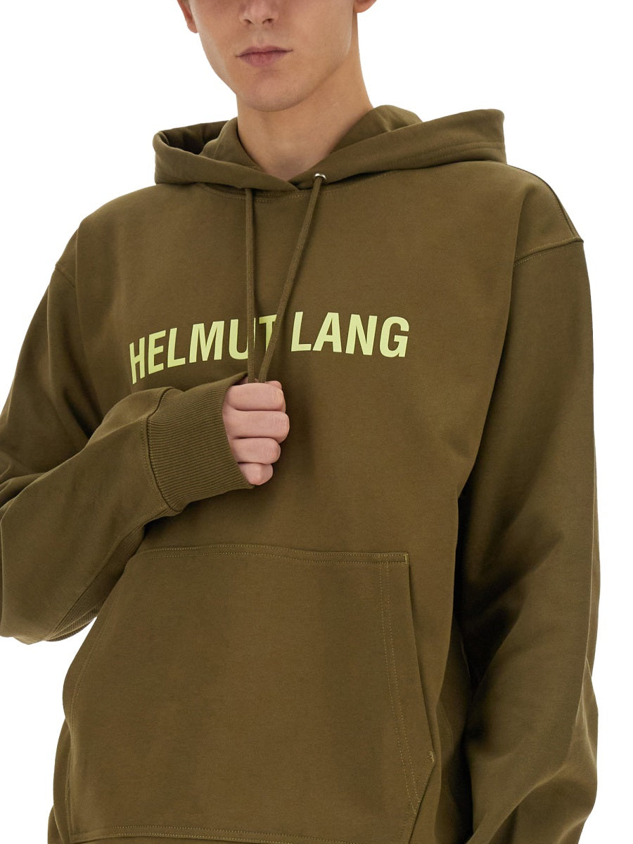 HELMUT LANG Men's Regular Fit Logo Sweatshirt - SS24