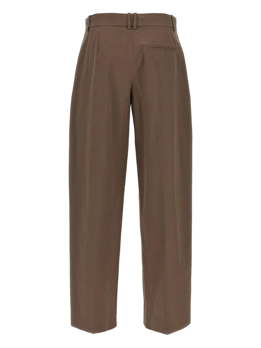 THE ROW Effortless Cotton Trousers