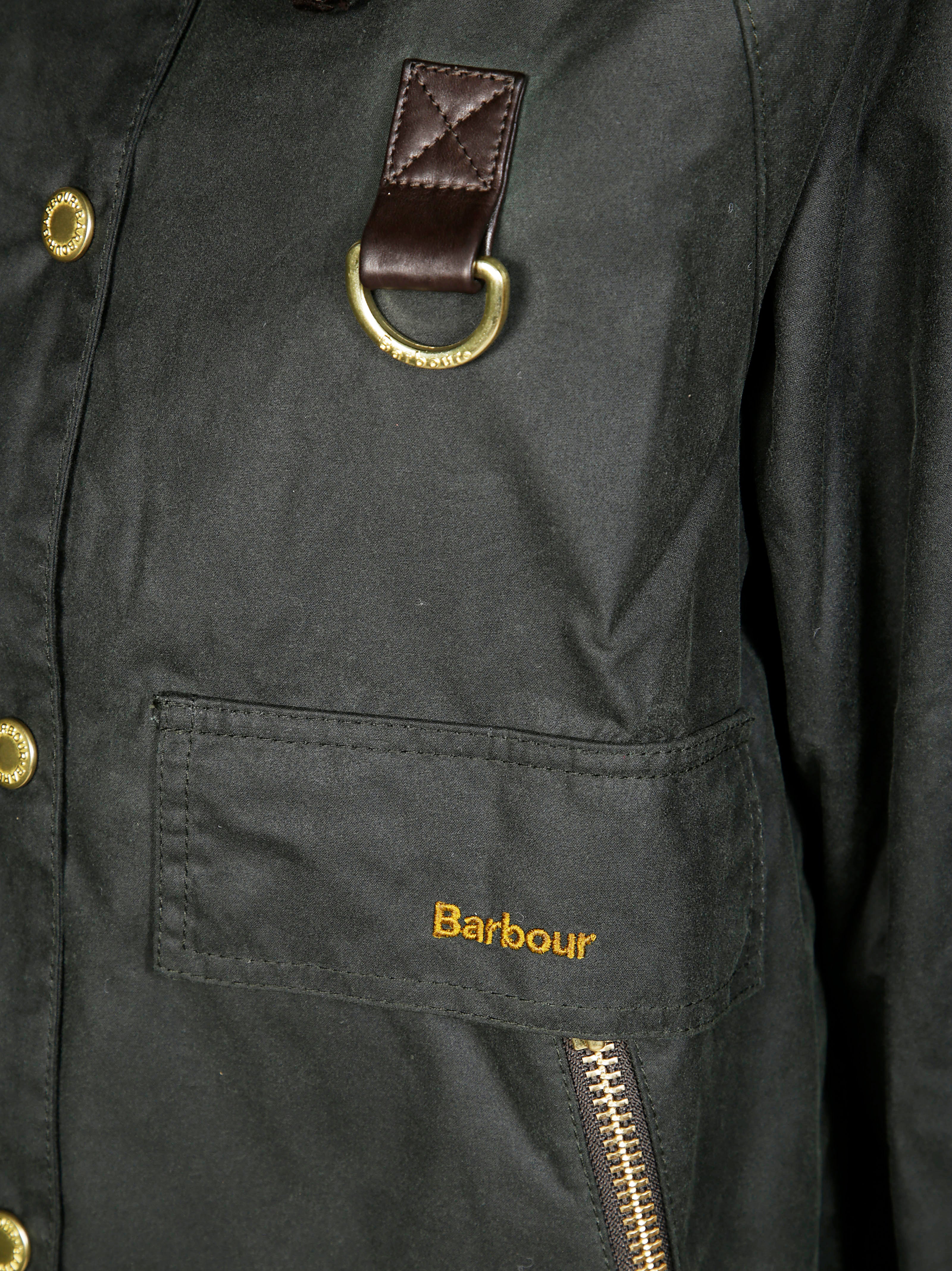 BARBOUR Classic Long Jacket with Contrast Collar for Men