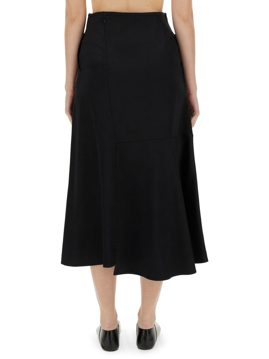 JIL SANDER Flared Skirt 36