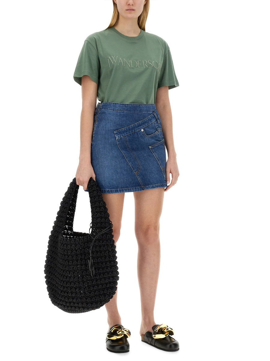 JW ANDERSON Denim Miniskirt - Size 8
