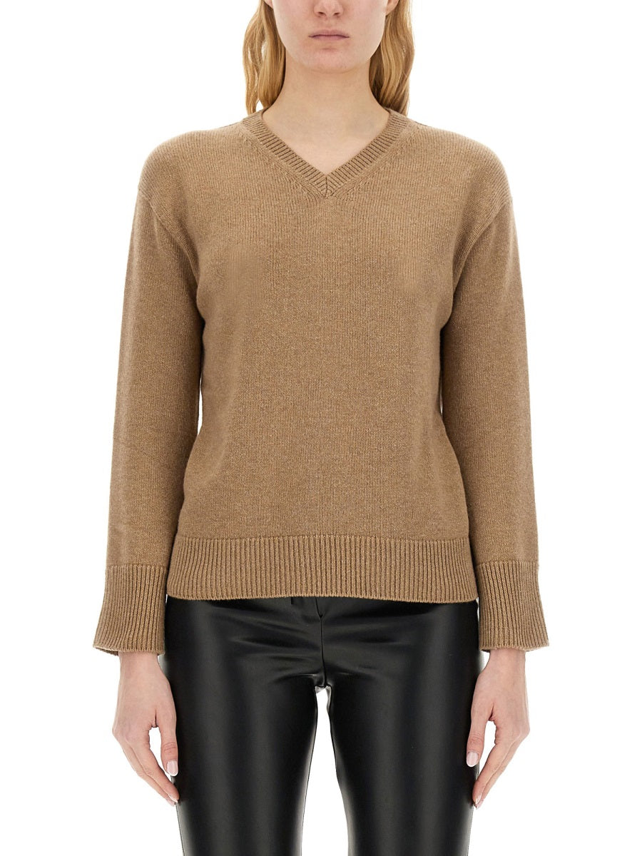 S MAX MARA V-Neck Sweater in Regular Fit - Size S