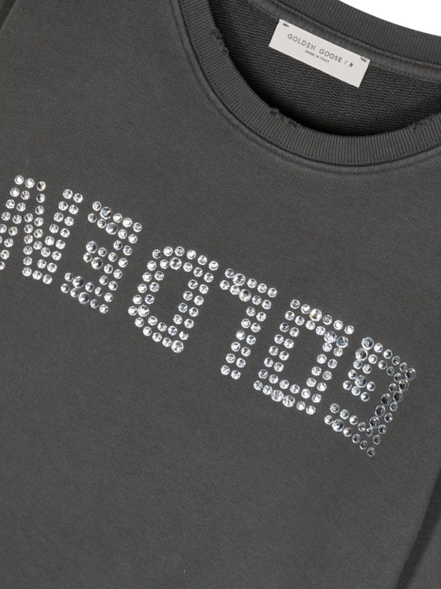 GOLDEN GOOSE Sparkling Mini Crewneck Sweatshirt for Girls