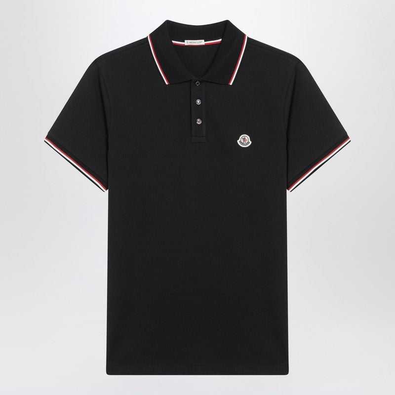 MONCLER Classic Mini Knit Polo Shirt for Men