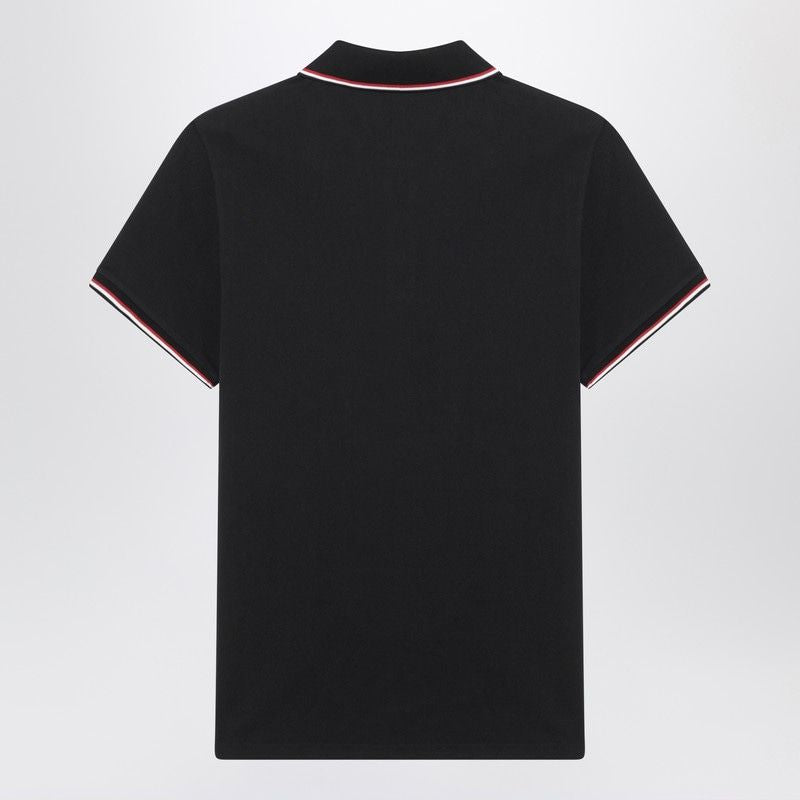 MONCLER Classic Mini Knit Polo Shirt for Men