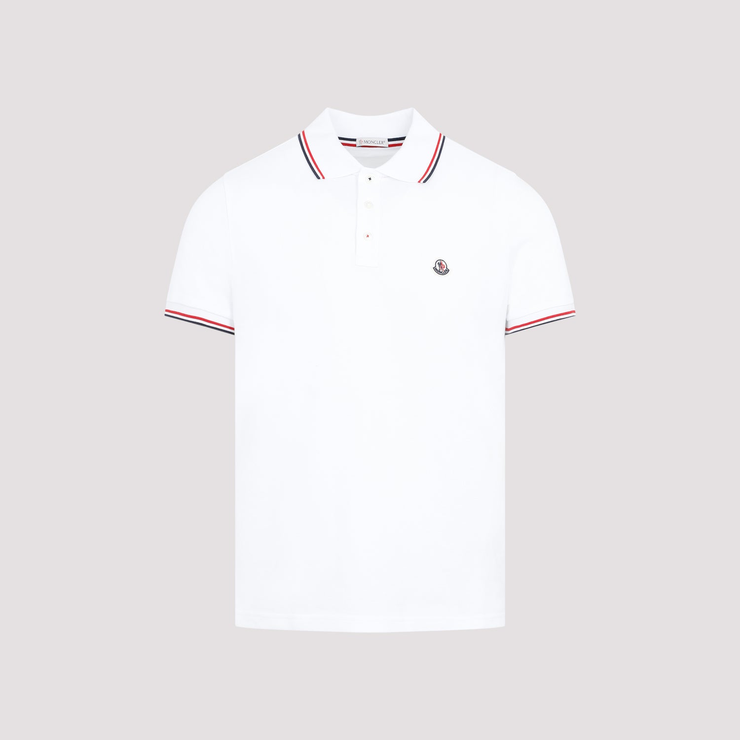 MONCLER Classic Short-Sleeved Polo Shirt (Size L)