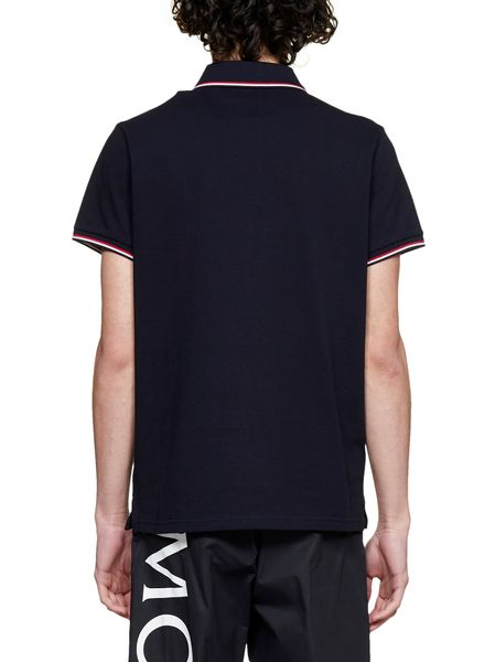 MONCLER Classic Mini Knit Polo Shirt for Men
