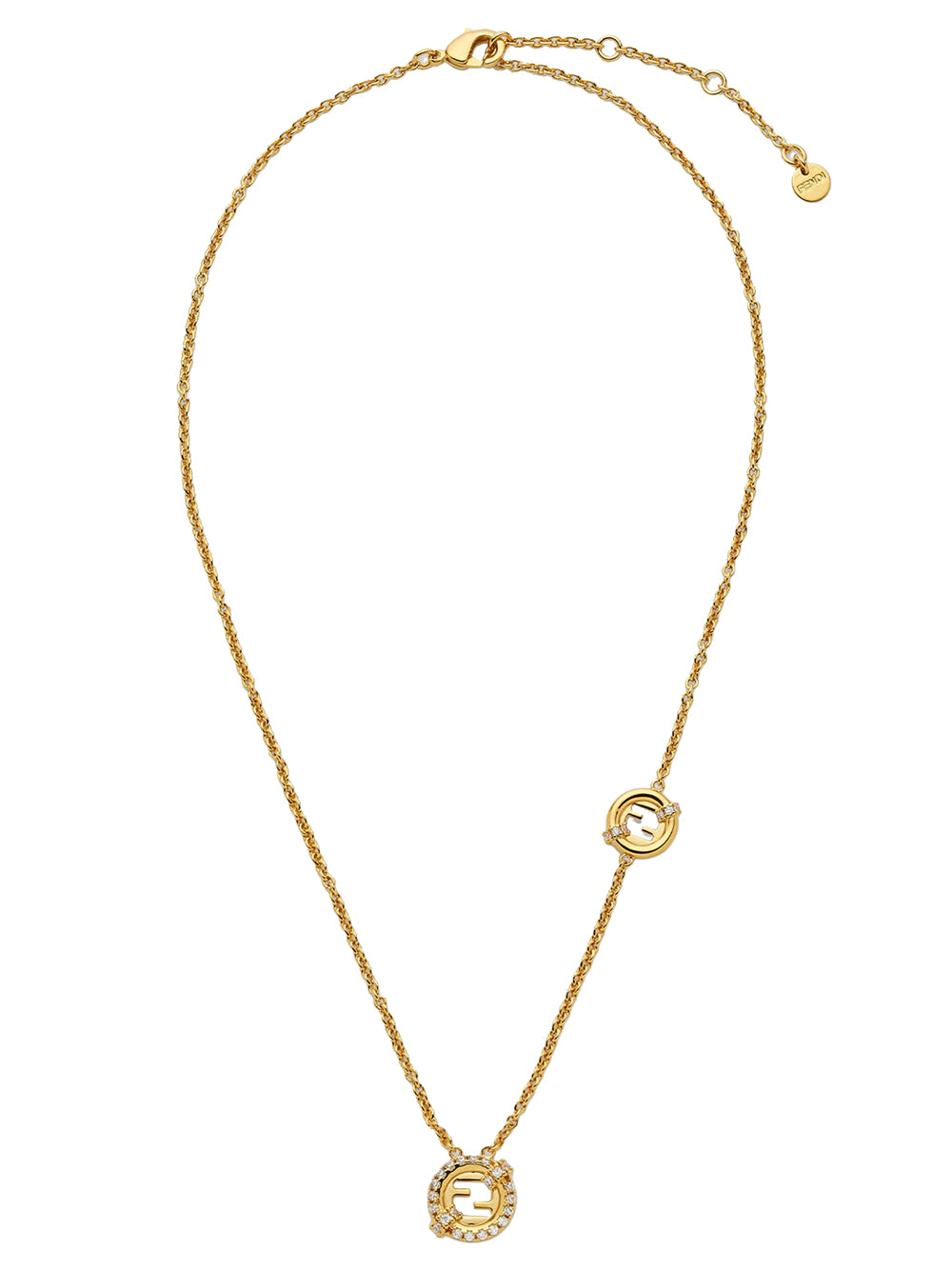 FENDI Everround Necklace - Adjustable Length 42.5 CM to 48 CM