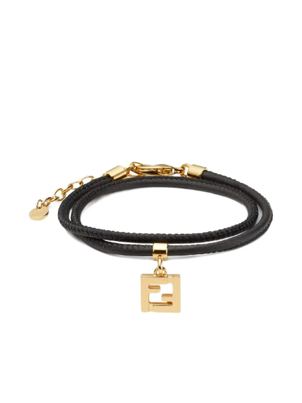 FENDI Forever Leather Bracelet - Length 34-39 CM