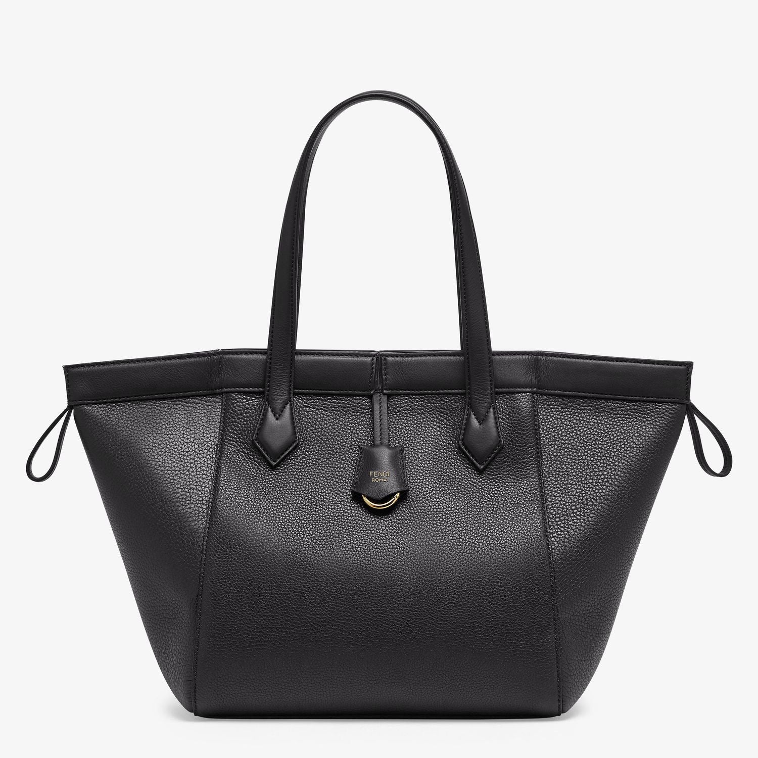 FENDI Origami Pebbled Leather Tote Handbag - 27 CM