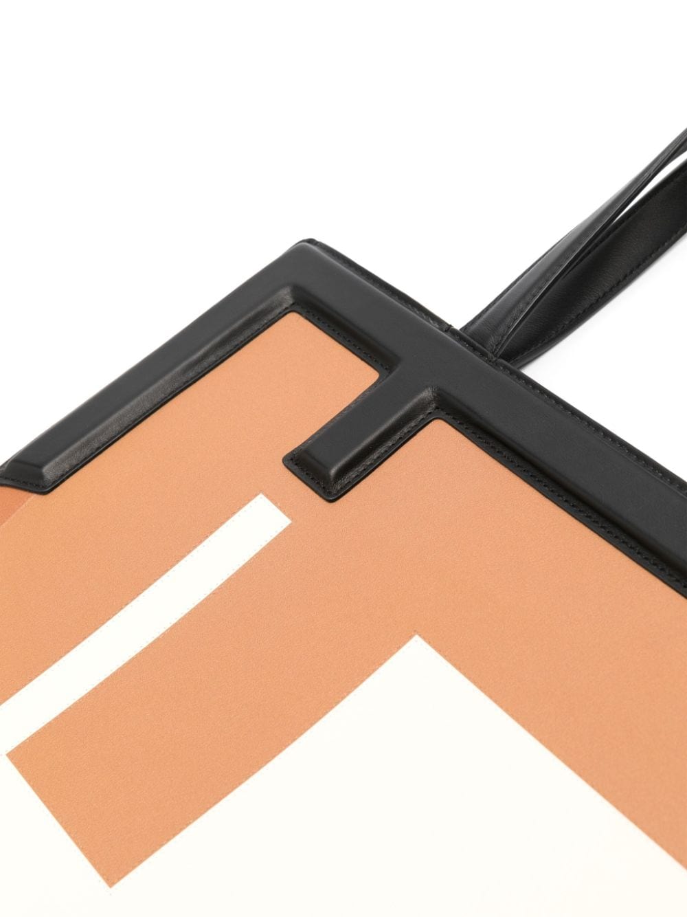 FENDI Medium Leather Tote Handbag