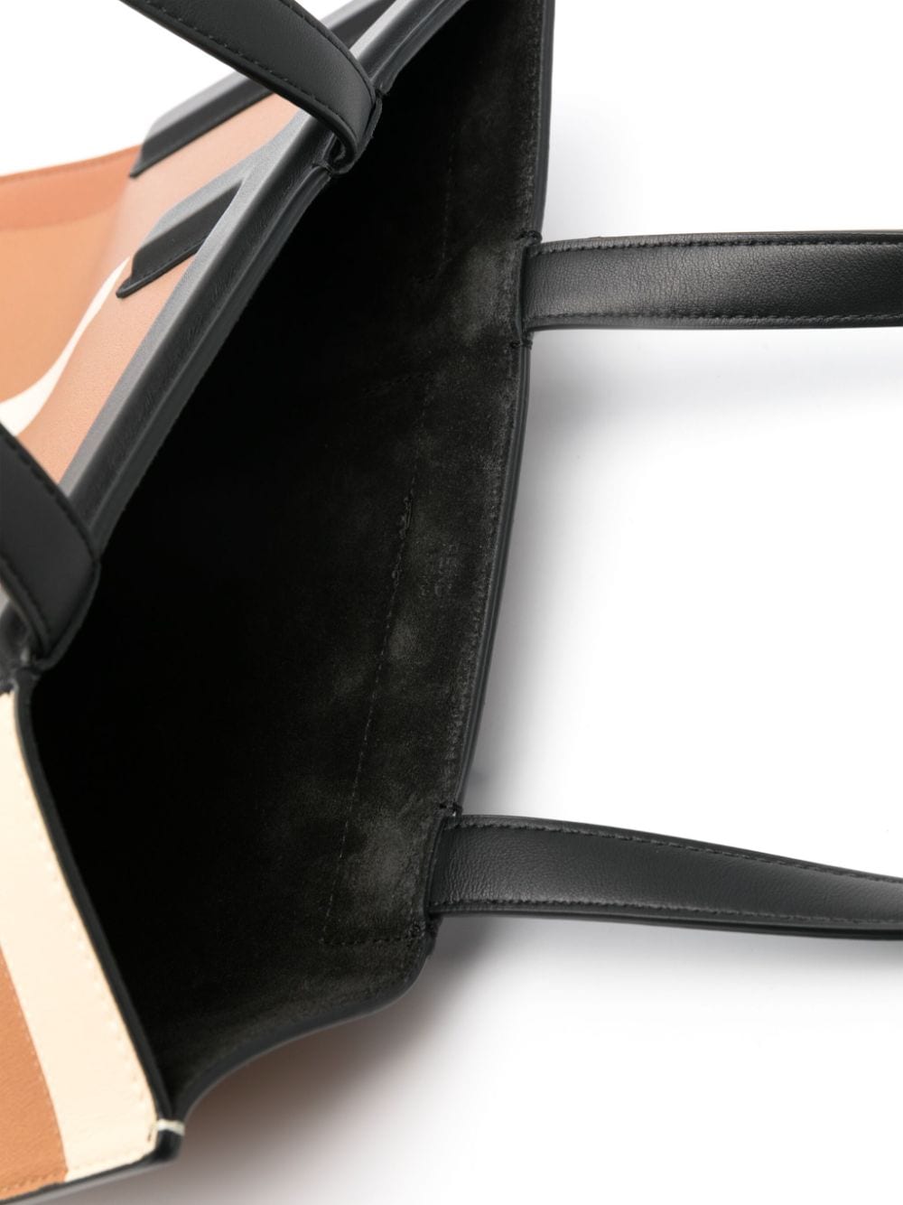 FENDI Medium Leather Tote Handbag