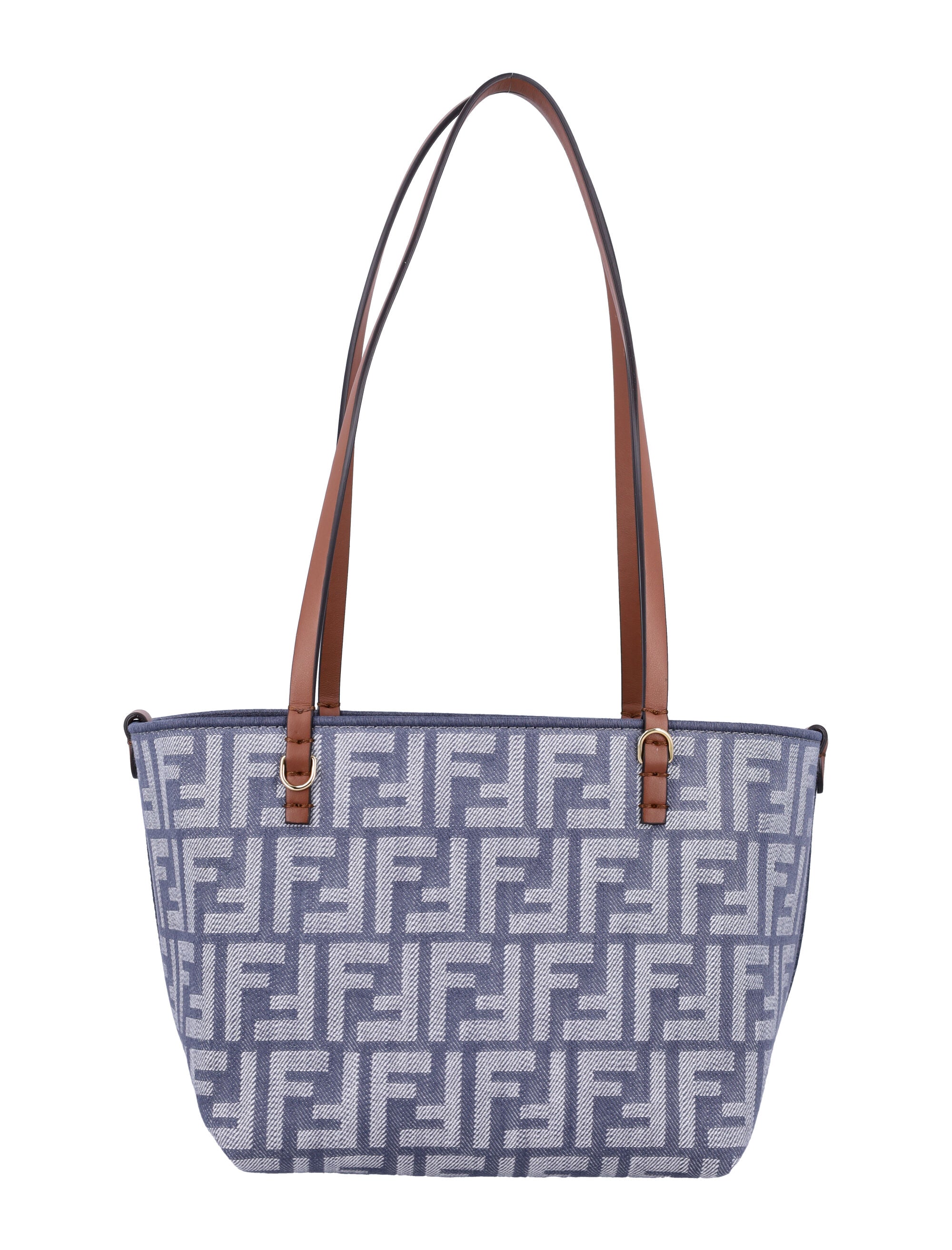 FENDI Mini Roll Reversible Jacquard Shopper