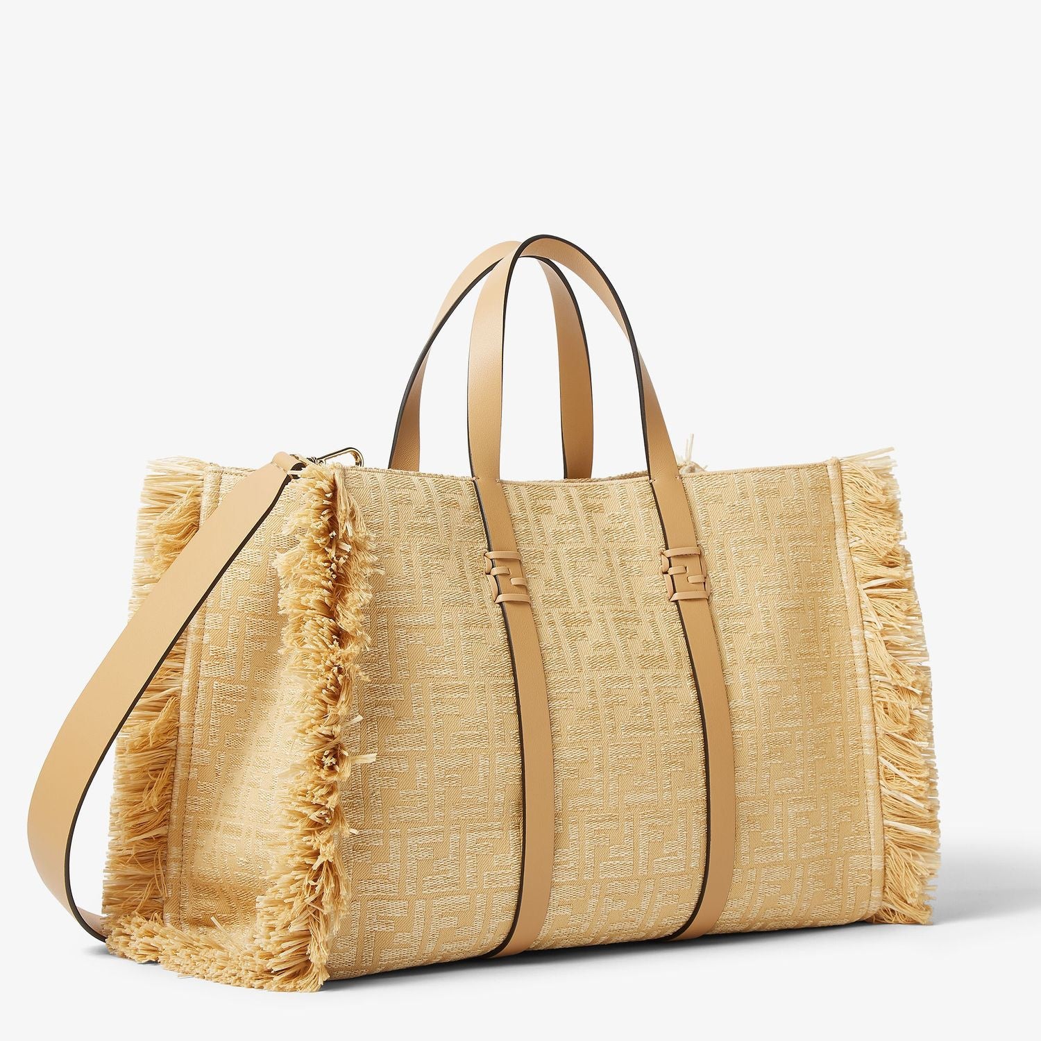 FENDI Summer Tote Handbag in Jacquard Fabric