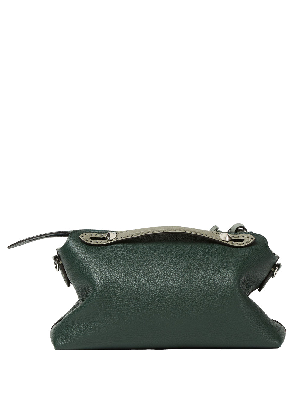 FENDI Soft Medium Handbag with Macro Top Stitching - W 29 x H 17 x D 13 CM