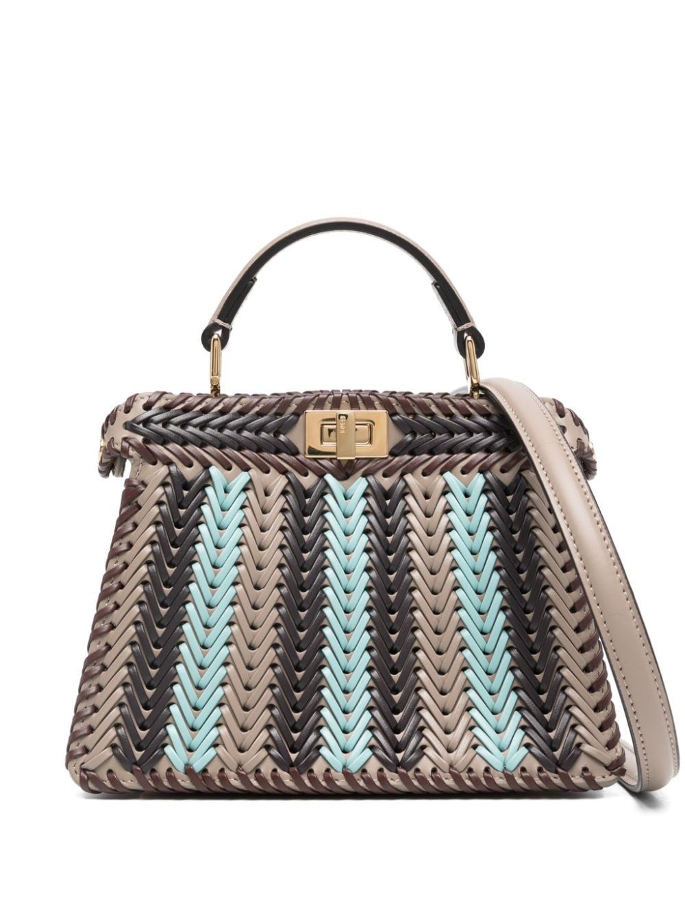 FENDI Mini Peekaboo ISeeU Handbag