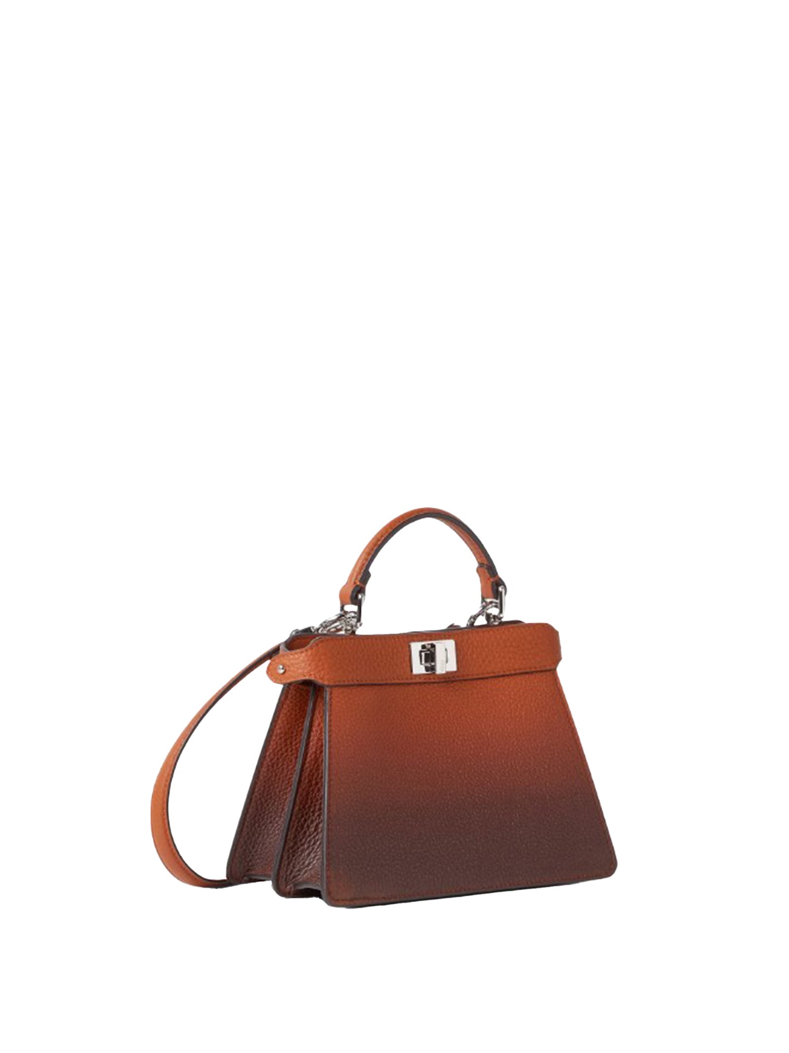 FENDI Mini 100% Leather Handbag