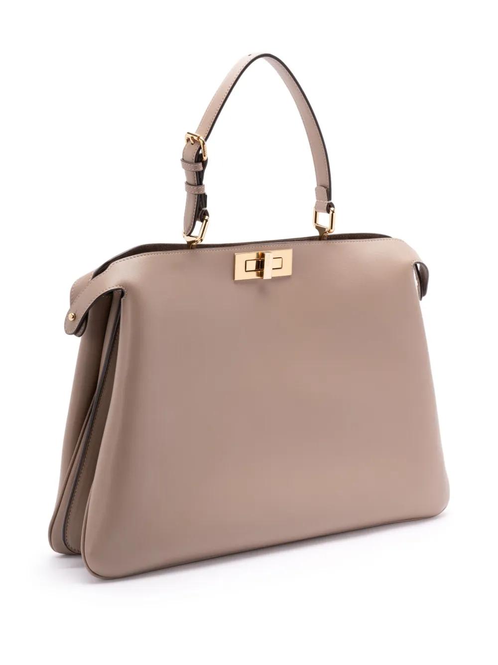 FENDI Large Peekaboo Soft Tote Handbag
