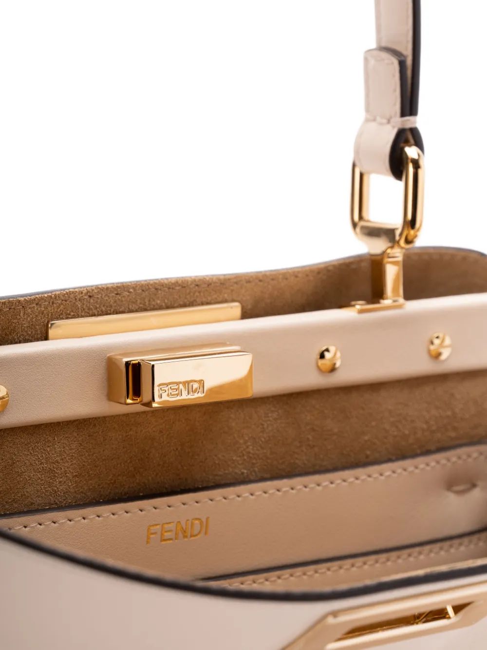 FENDI Mini Handbag with Golden Hardware