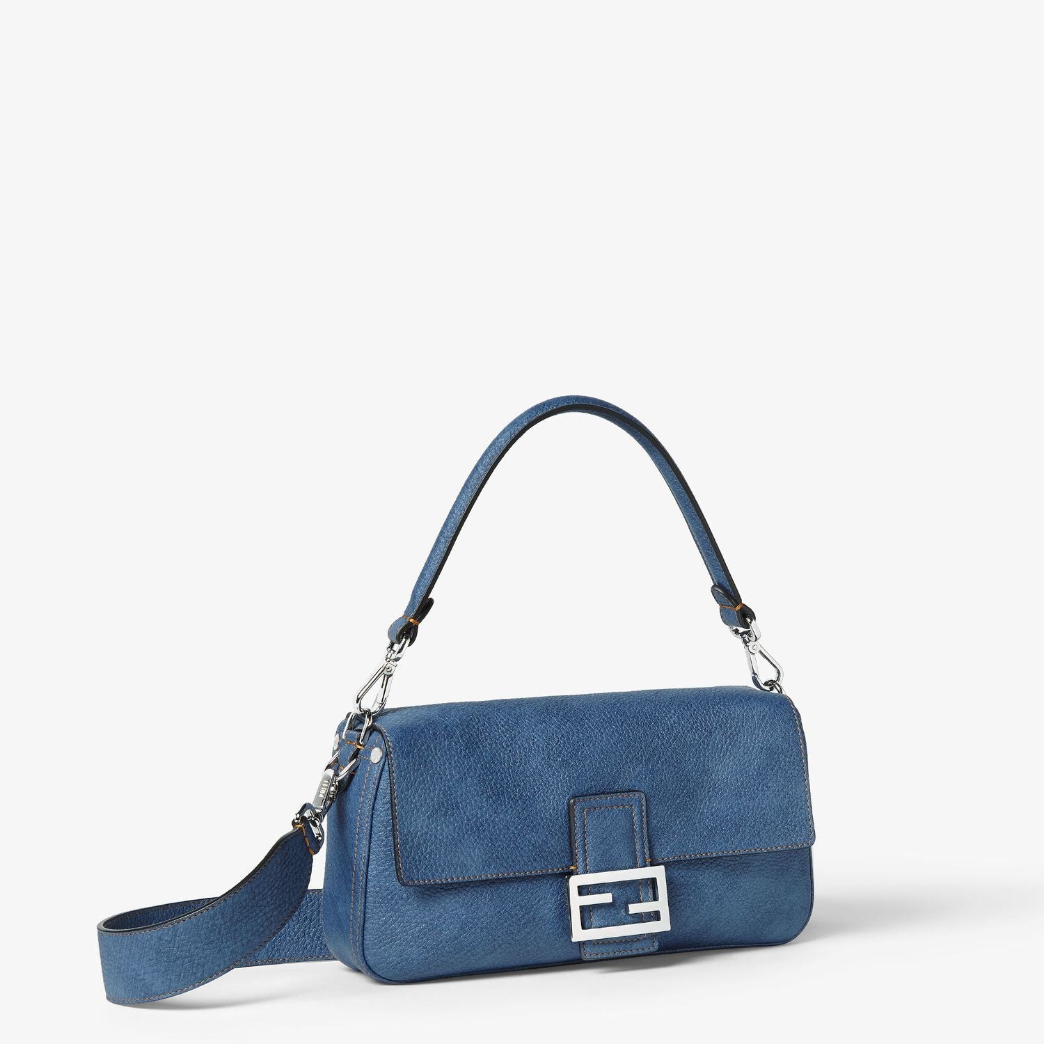 FENDI Mini Baguette Bag in Luxurious Calf Leather