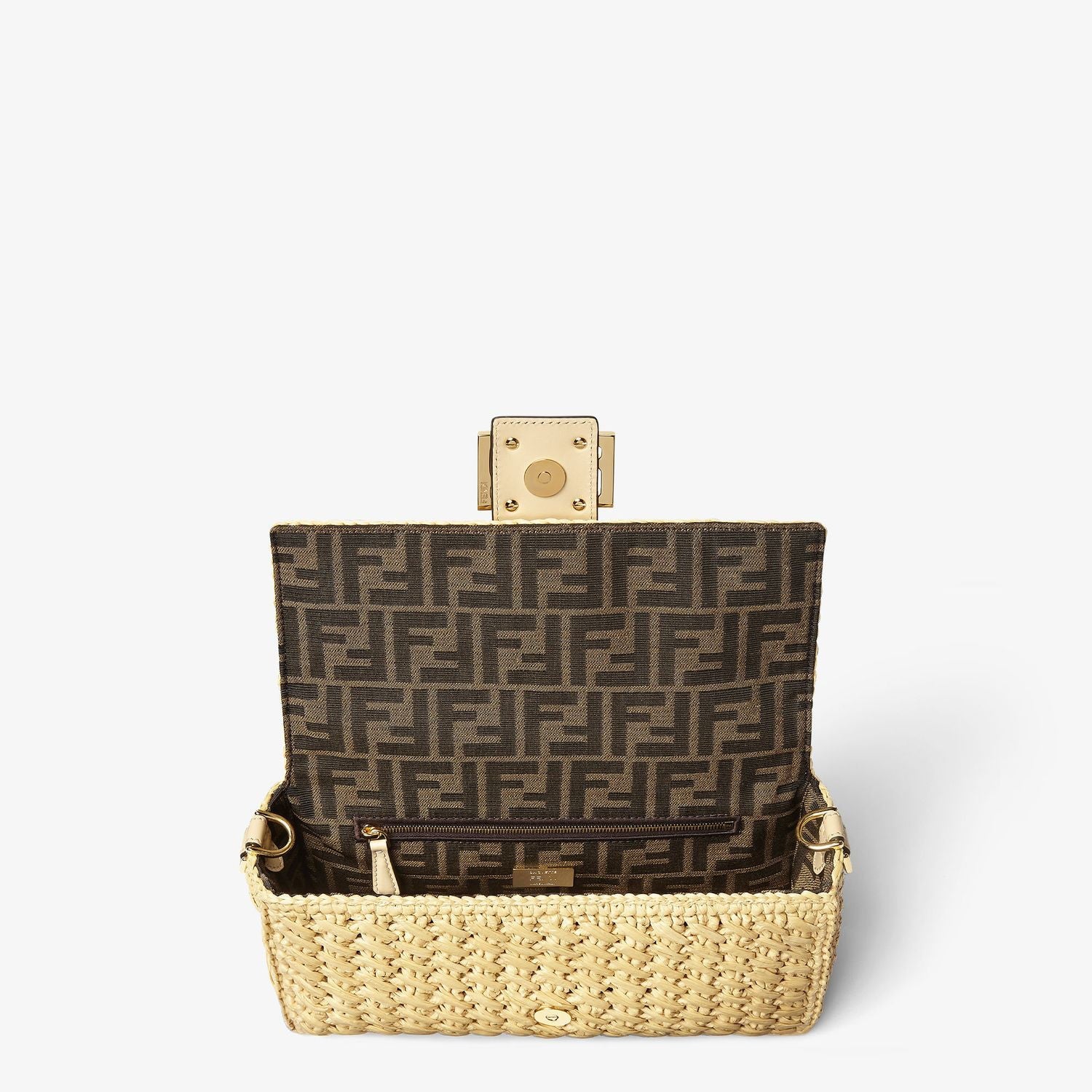 FENDI Baguette Style Crochet Handbag - Mini