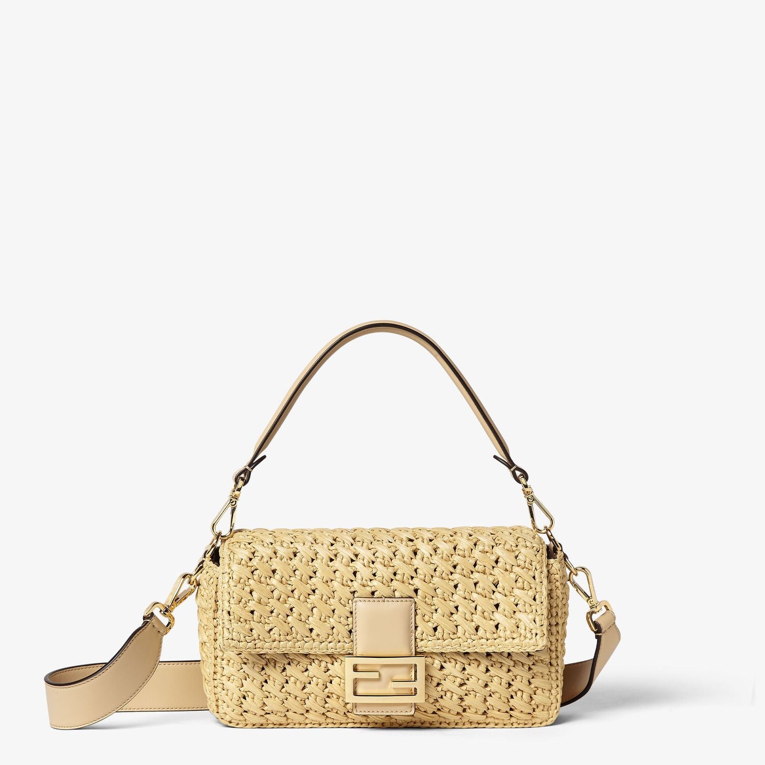 FENDI Baguette Style Crochet Handbag - Mini