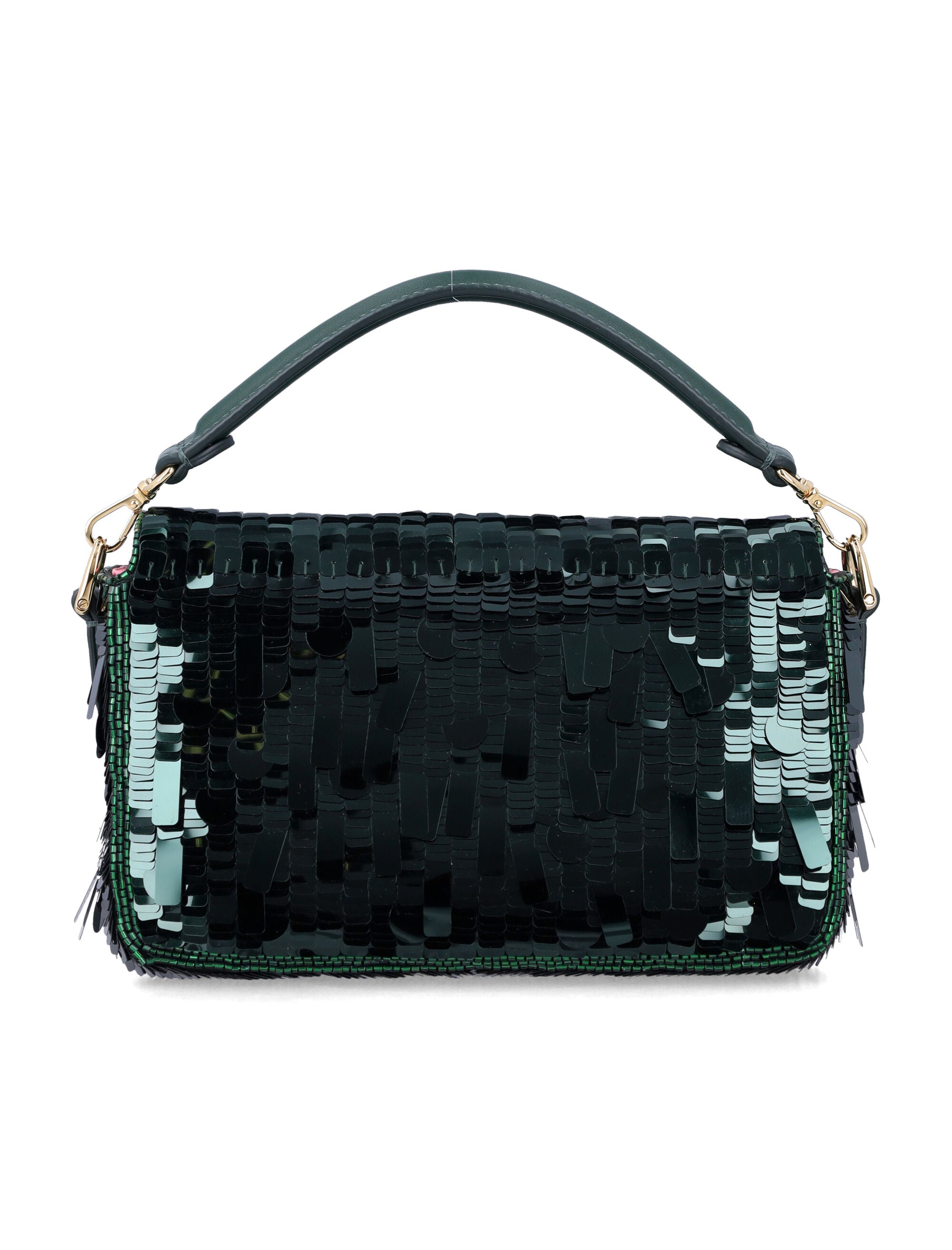 FENDI Mini Handbag with Dazzling Sequin Embroidery