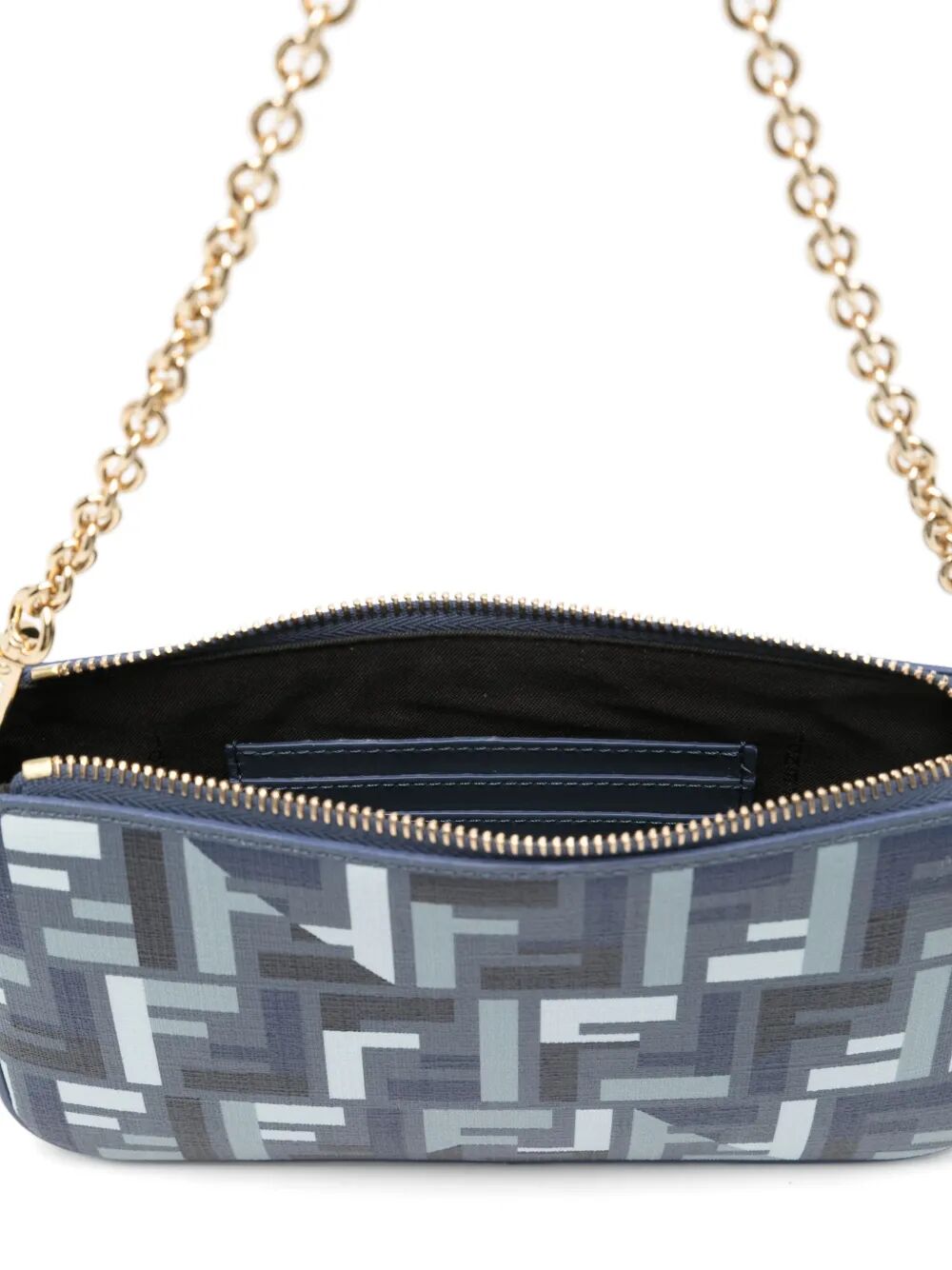 FENDI Mini Pouch Handbag with Iconic Motif - Dimensions: W 20 X H 13 X D 3 CM