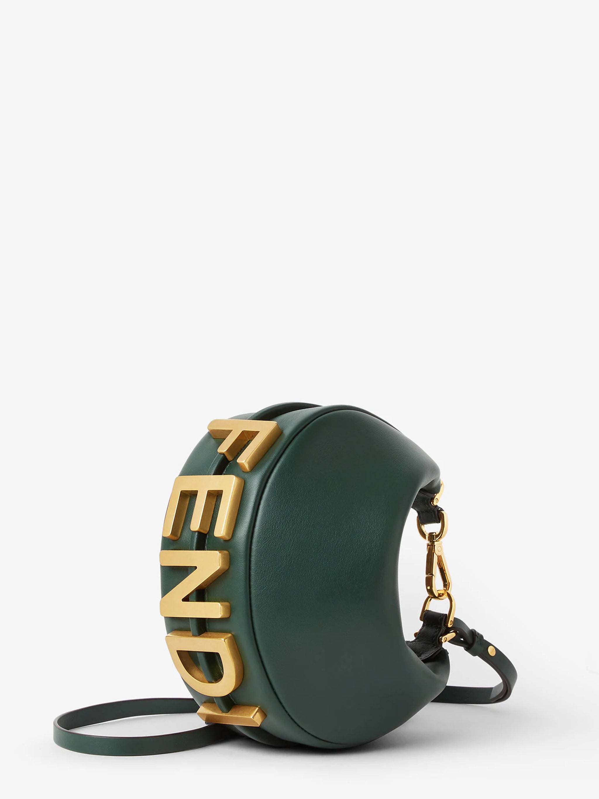 FENDI Mini Handbag with Vintage Gold Accent