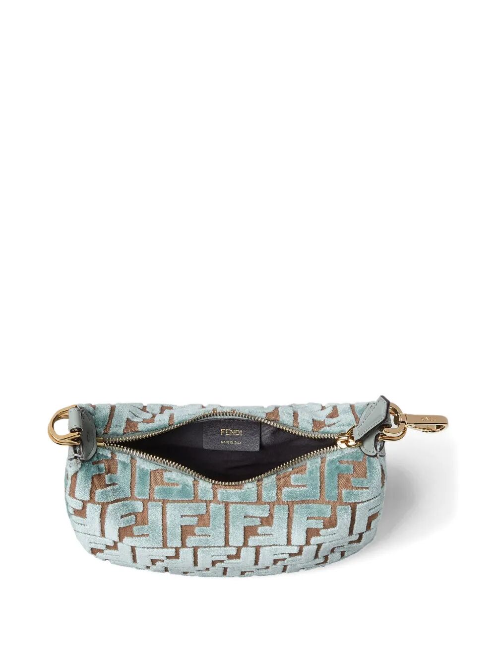 FENDI Mini Hobo Handbag in Jacquard Velvet