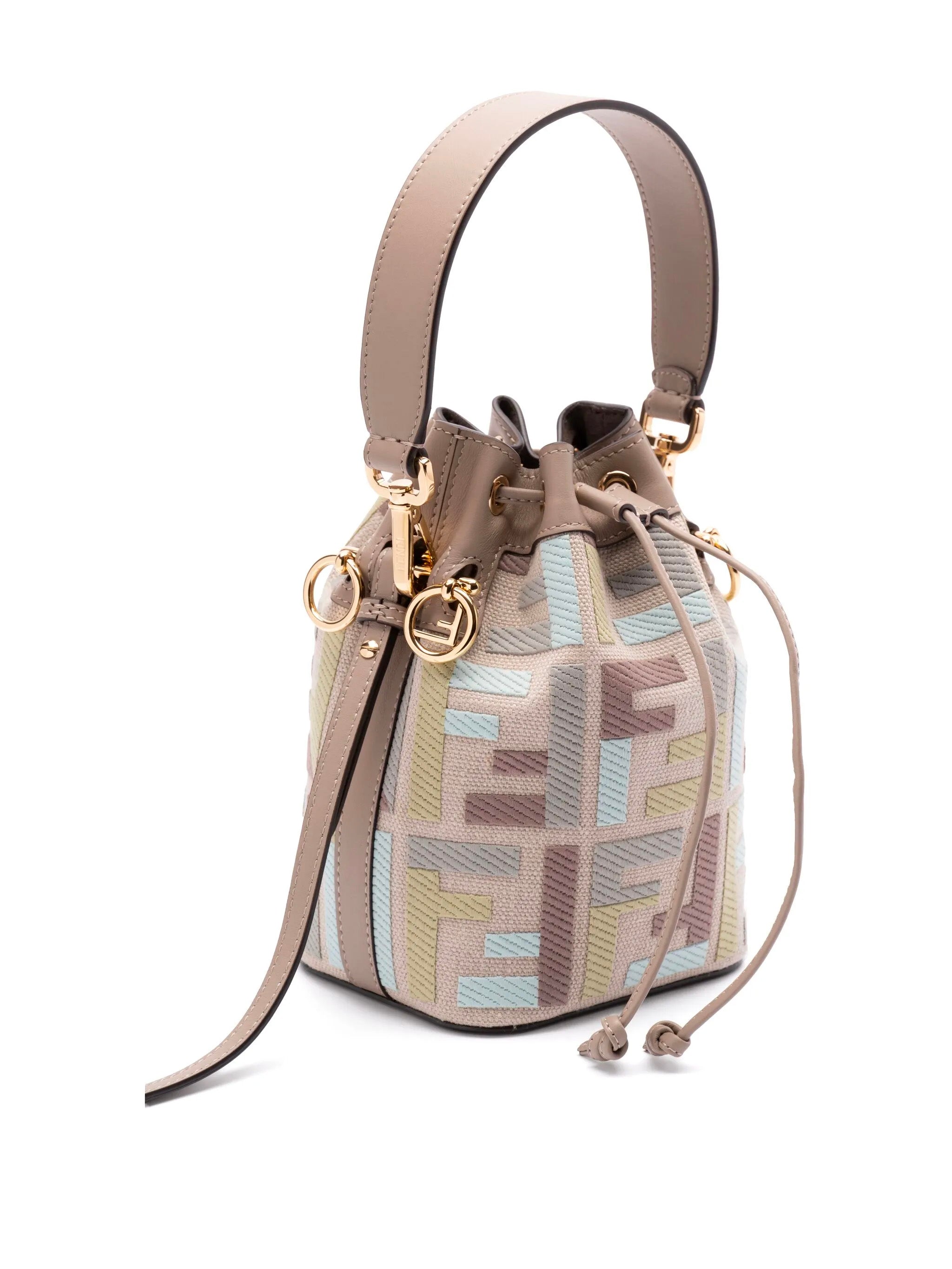 FENDI Mini Embroidered Iconic Handbag - Designed for Women