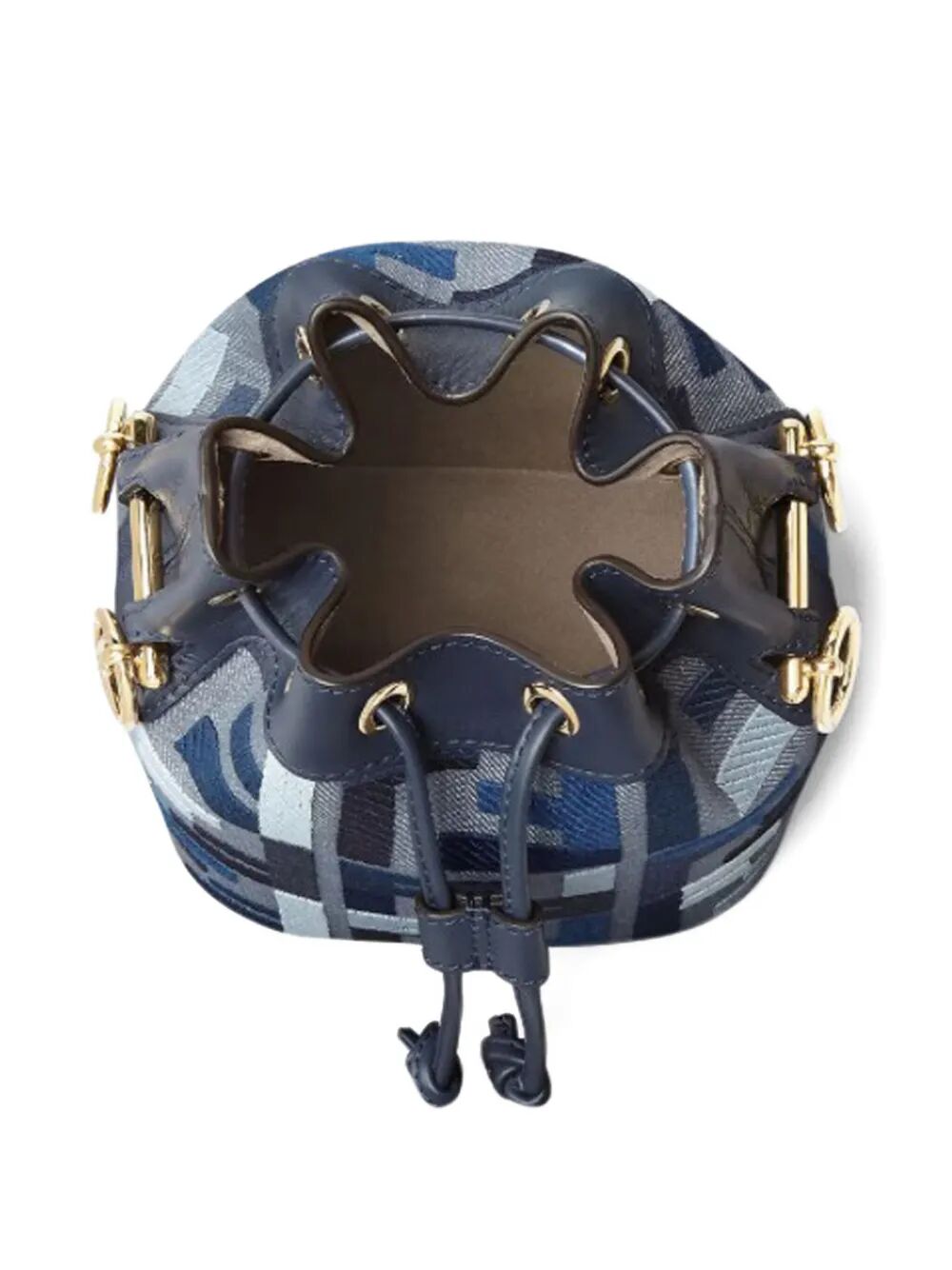 FENDI Multi-Pattern Mixed Material Handbag - Chic Women's Accessory