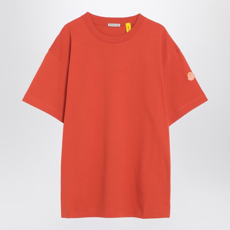 MONCLER GENIUS Crew Neck Cotton T-Shirt by Genius x Gilga Farm