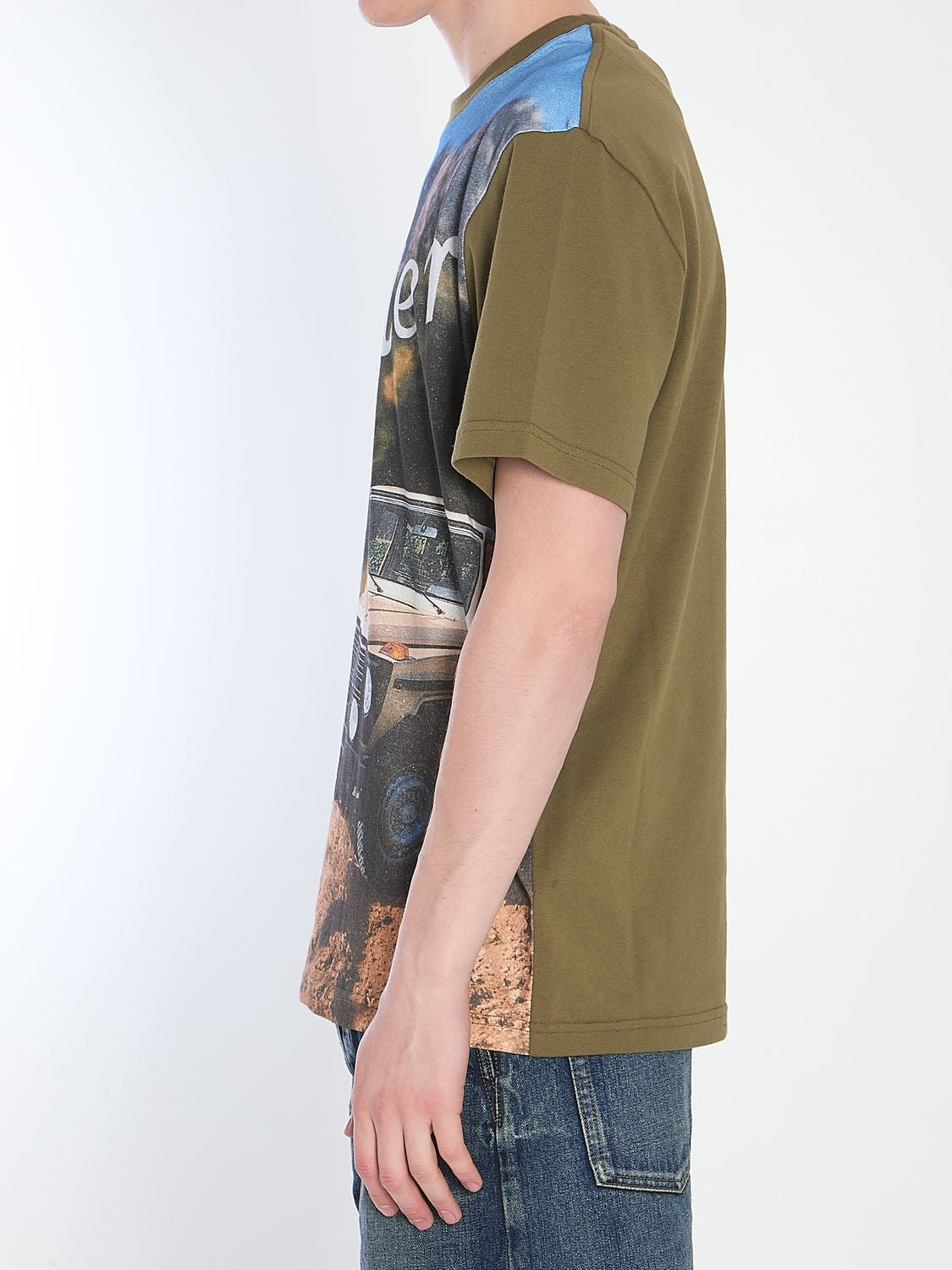 MONCLER GENIUS Printed Short-Sleeve Crew-Neck T-Shirt - Size L