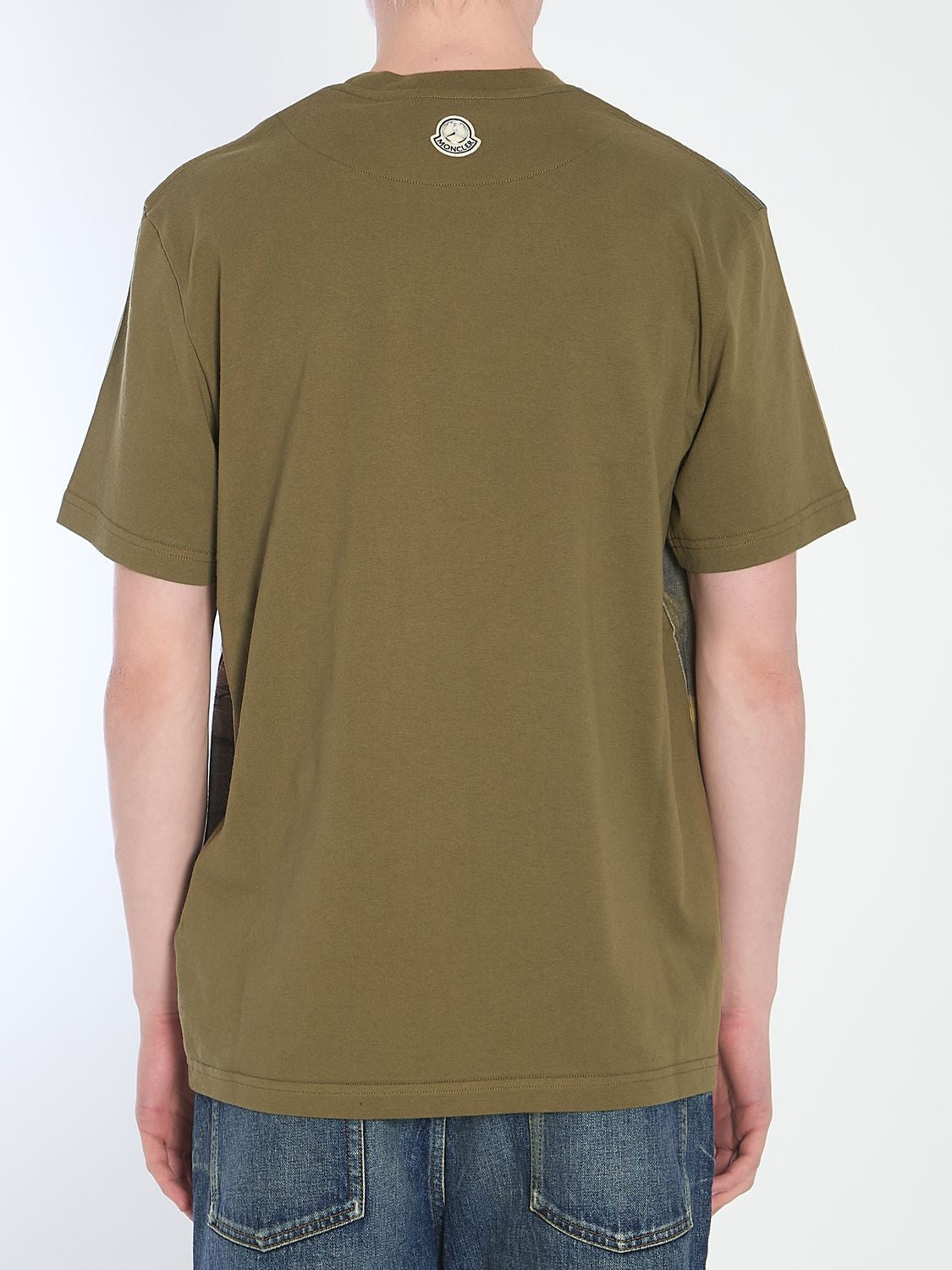 MONCLER GENIUS Printed Short-Sleeve Crew-Neck T-Shirt - Size L