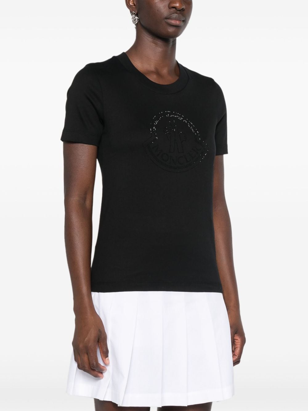 MONCLER Logo Cotton T-Shirt for Women - FW24 Collection