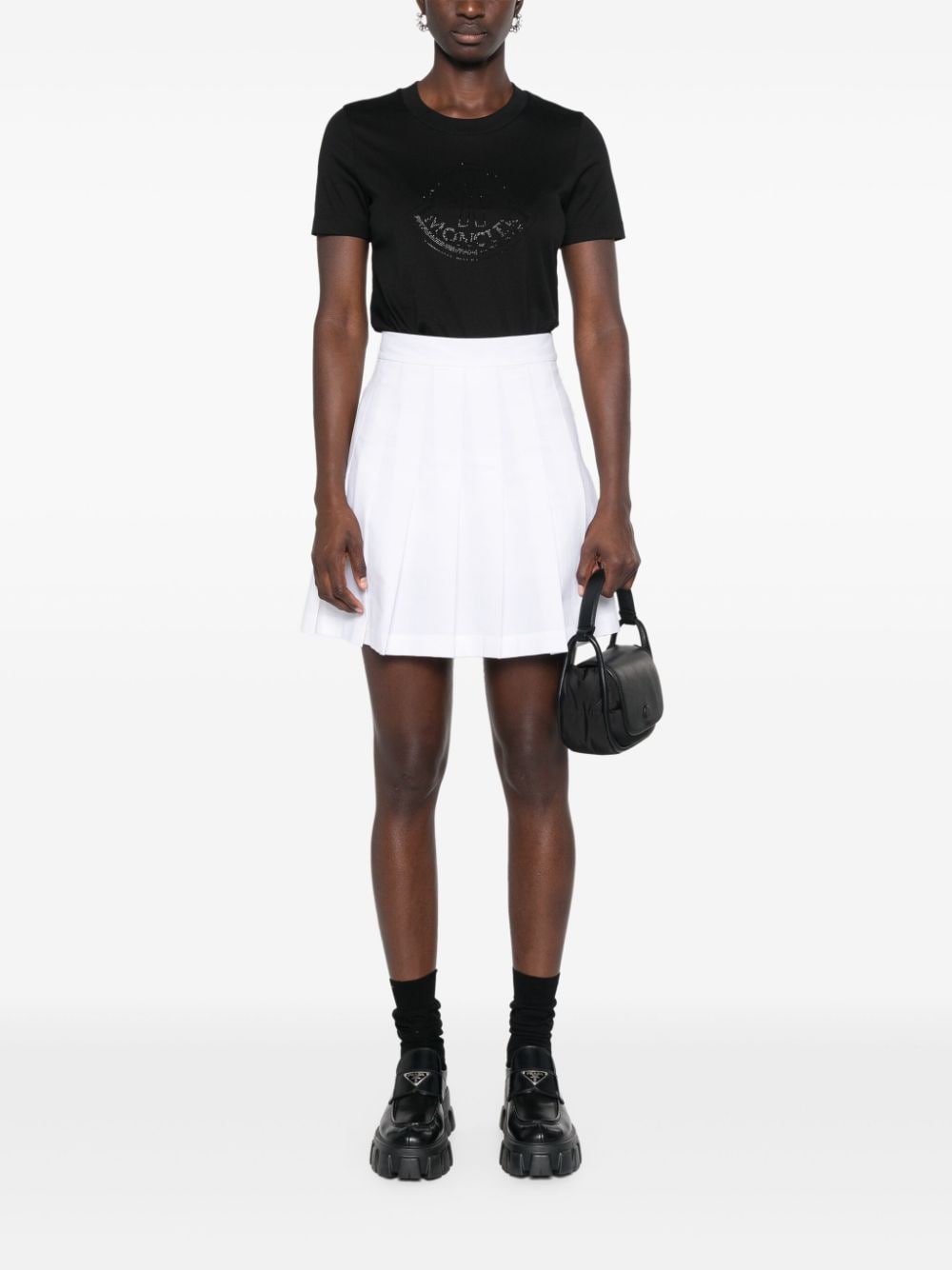 MONCLER Logo Cotton T-Shirt for Women - FW24 Collection