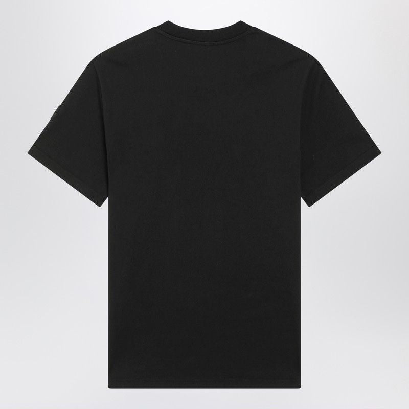 MONCLER Crewneck T-Shirt with Logo Print